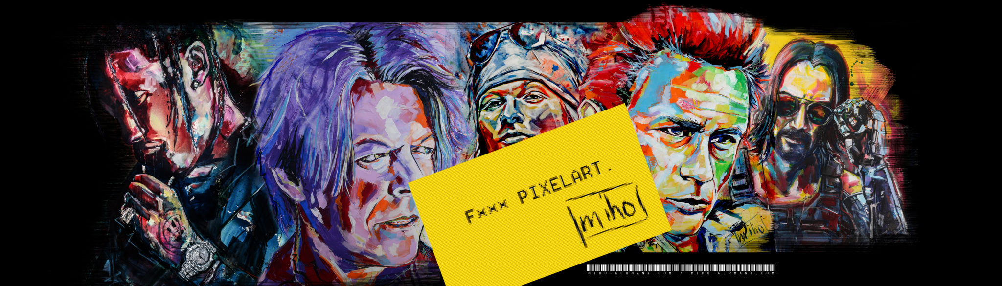 Banner für die 1/1 NFT-Collection "Pixel Art? Ha." von miho auf opensea.io/miho_germany