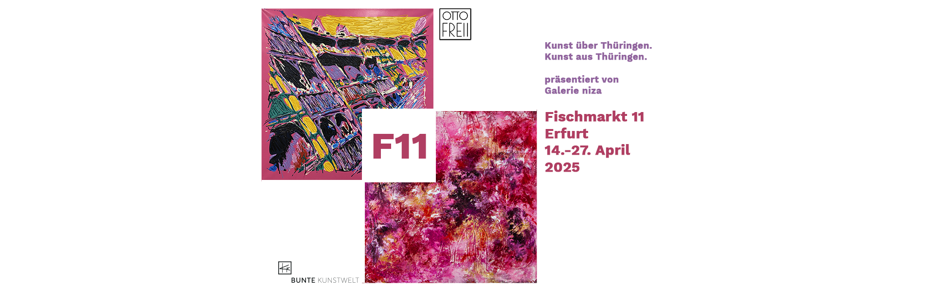 Galerie niza im F11 Pop-up Store Erfurt