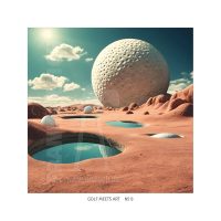 Golf meets art No.8, Digitale Foto-Collage, FRANKsREICH, 30 cm x 30 cm